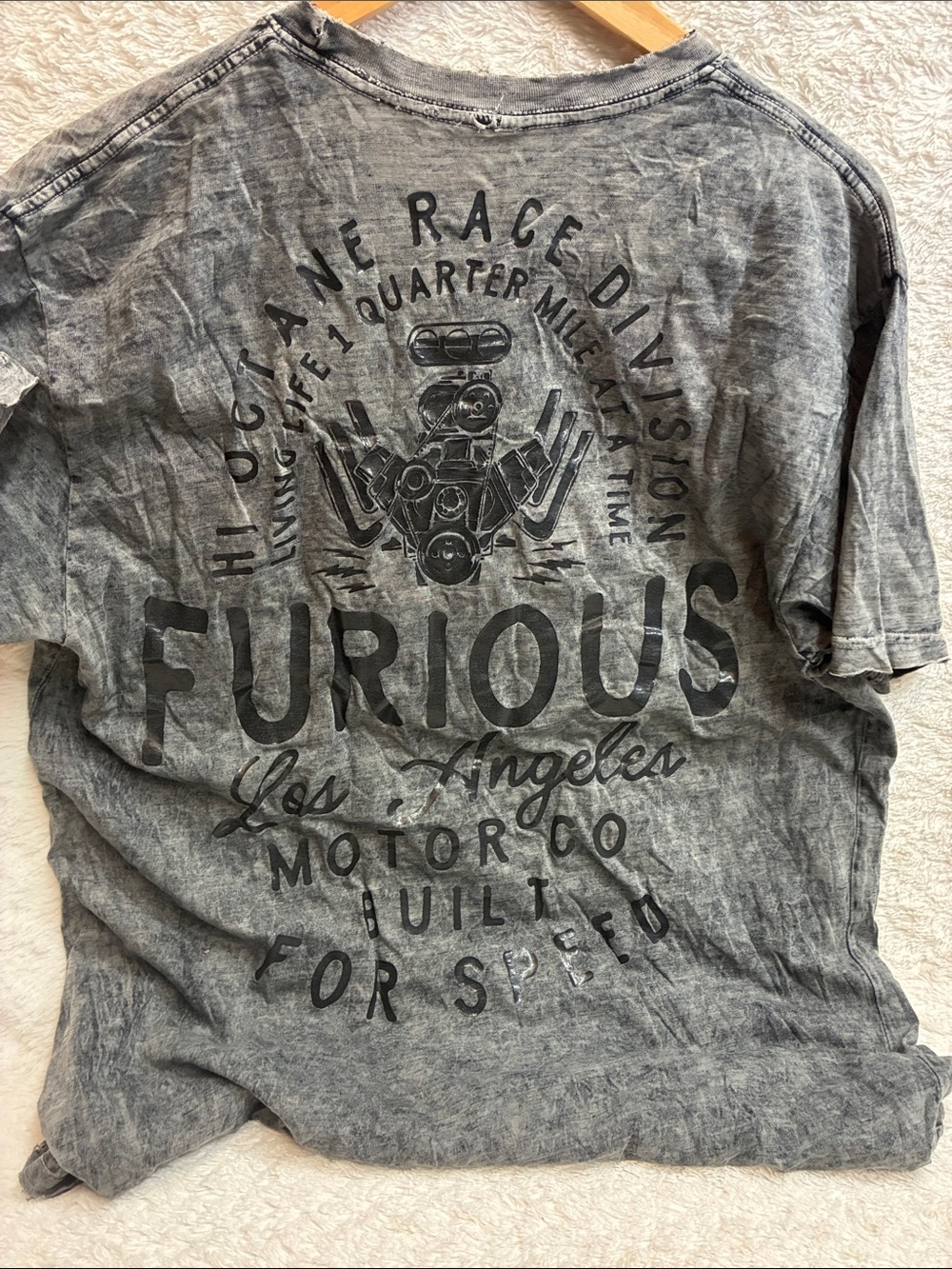 Reversible* Affliction Garage Built Fast & Furious graphic Tee | XXL